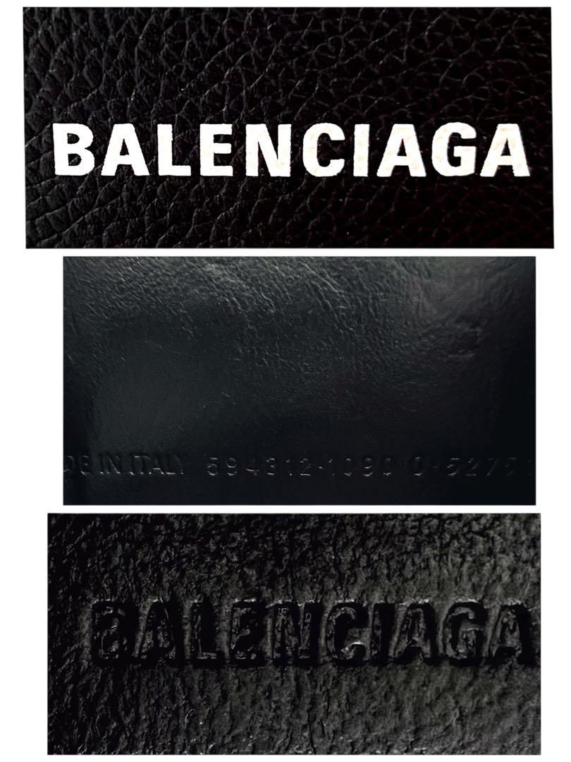 極美✨ BALENCIAGAバレンシアガ財布三つ折594312カーフレザー