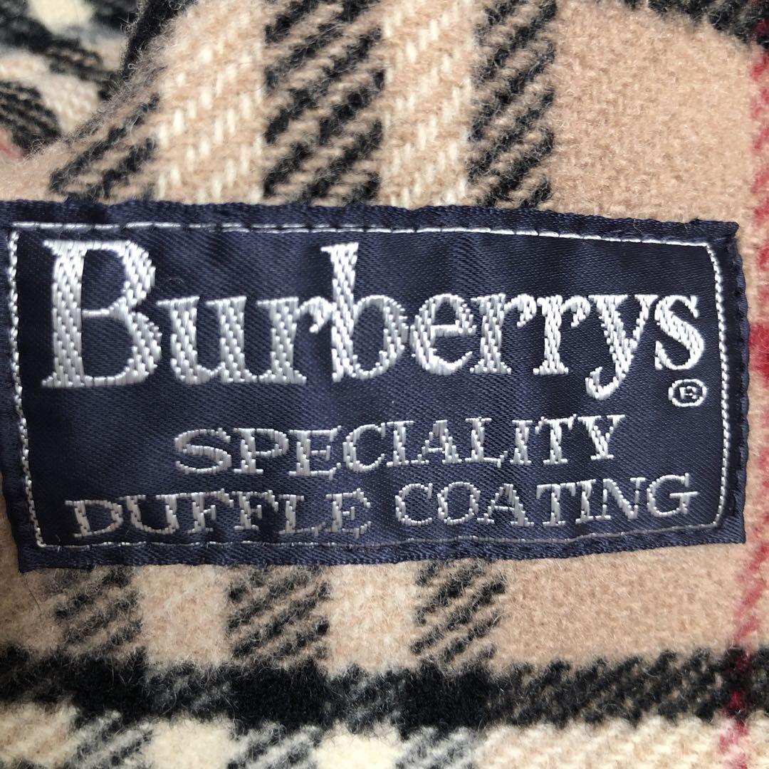 BURBERRYS' バーバリーズ ダッフルコート ノバチェック 毛100%