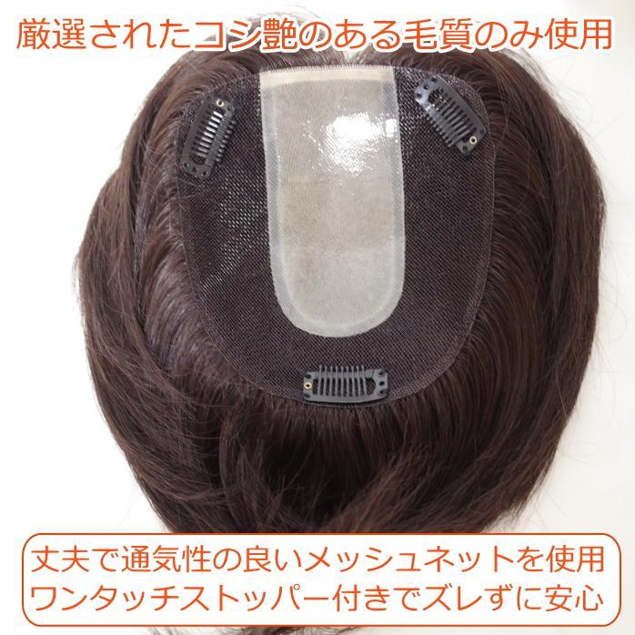 女性用ヘアピース センター分けＬサイズ
