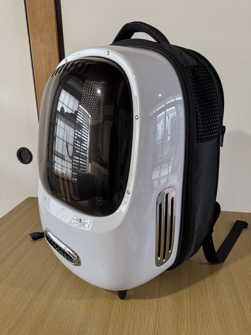 【PETKIT】自動送風・風速調節付き 猫用キャリーバッグ（宇宙船型リュック）
