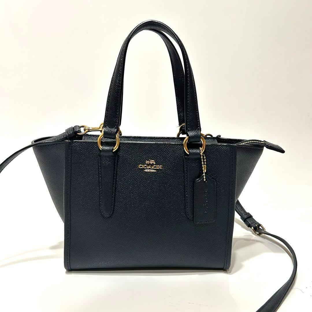 【美品】　COACH 2way ハンドバッグ　ショルダーバッグ　クロスビー