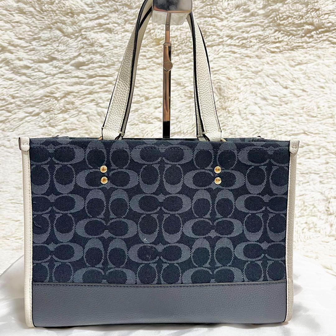 未使用級】COACH コーチ デンプシー トートバッグ 2way ジャカード