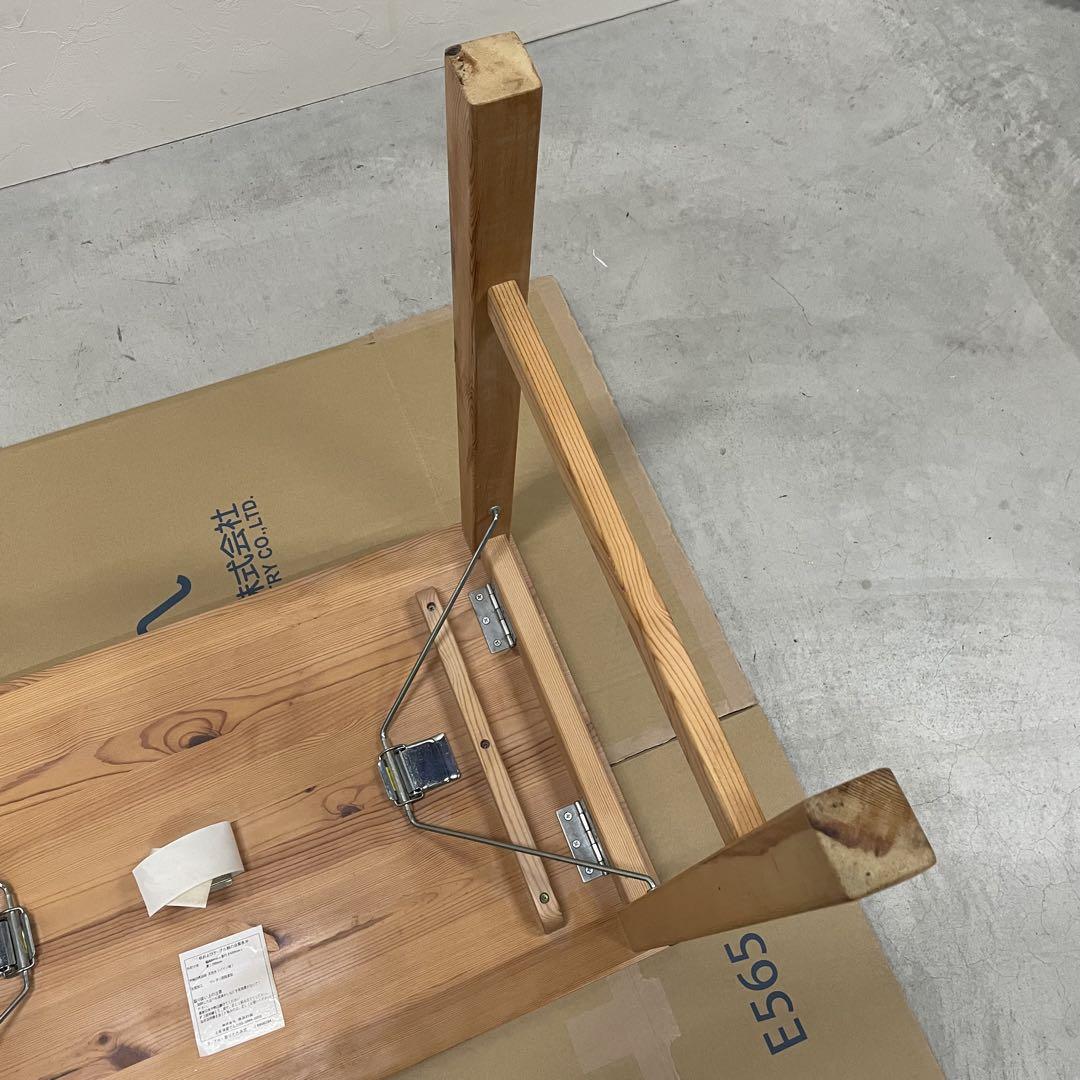 MUJI 良品計画 パイン材 折りたたみ式 テーブル 幅80cm