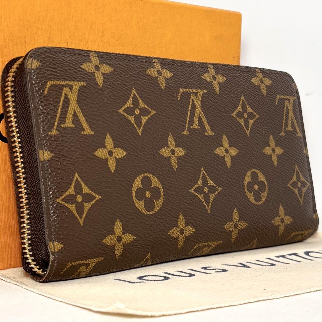 【美品】ルイヴィトン　モノグラム　ジッピーウォレット 長財布　財布　LV
