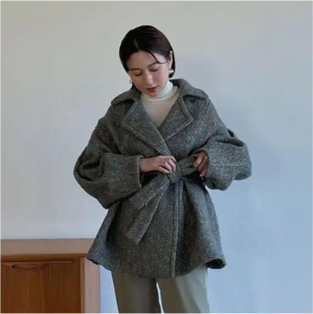 clane MIX LOOP TWEED BOX COAT - drenioaraujo.com.br