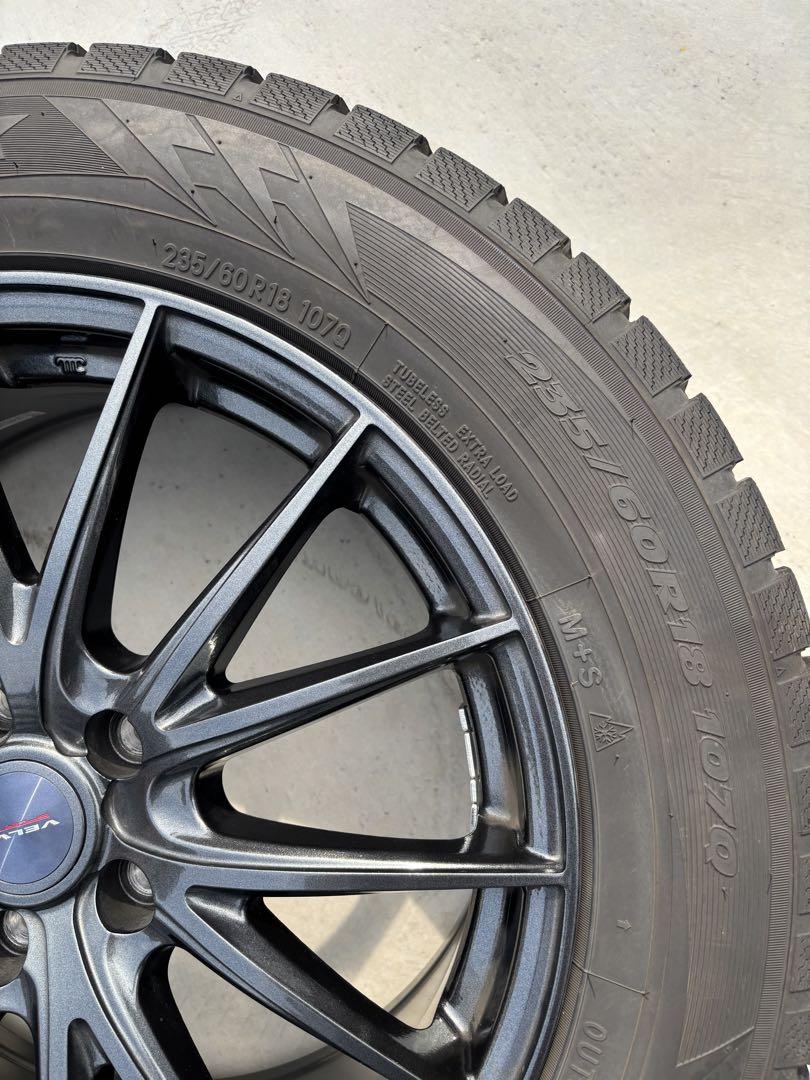 235/60R18 スタッドレスタイヤホイールセット