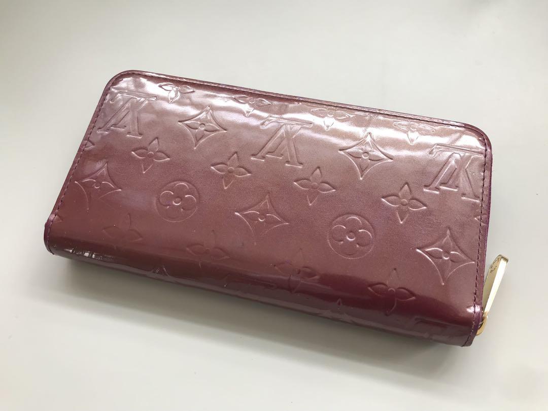良品 ルイヴィトン ヴェルニ 長財布 男女