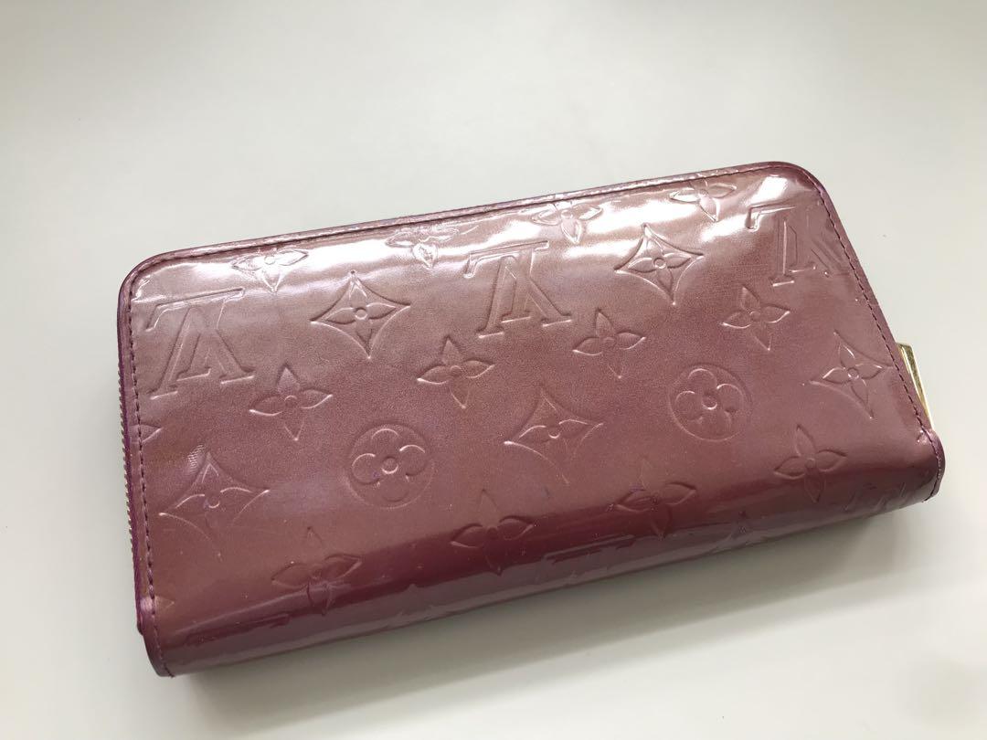 良品 ルイヴィトン ヴェルニ 長財布 男女