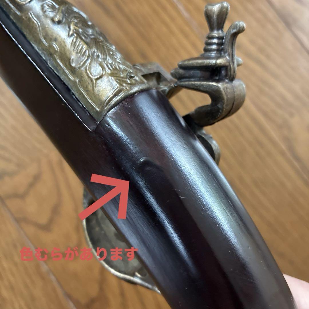 【アンティーク】木製　模造銃　Nマーク