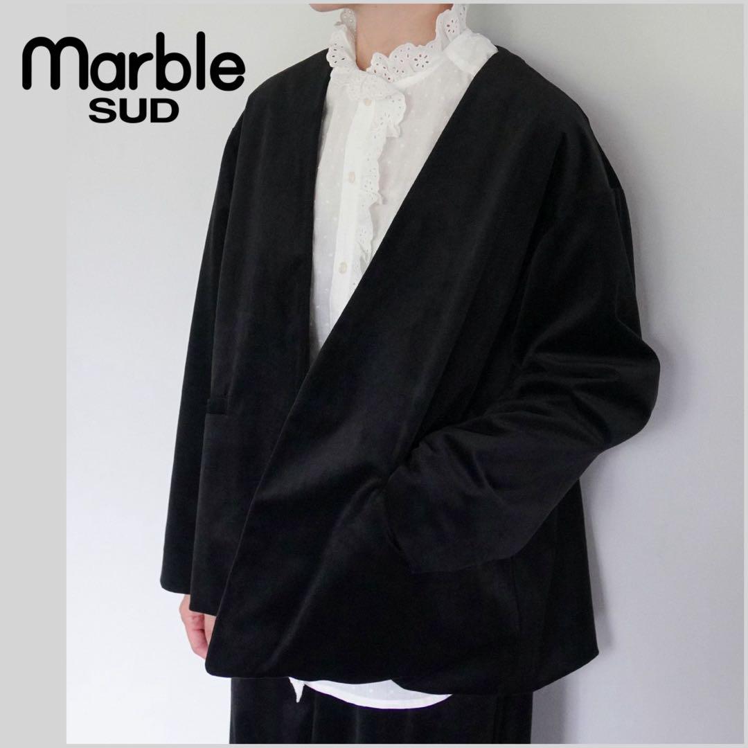 2024AW【美品】marble SUD ベロア JK ジャケット ブラック