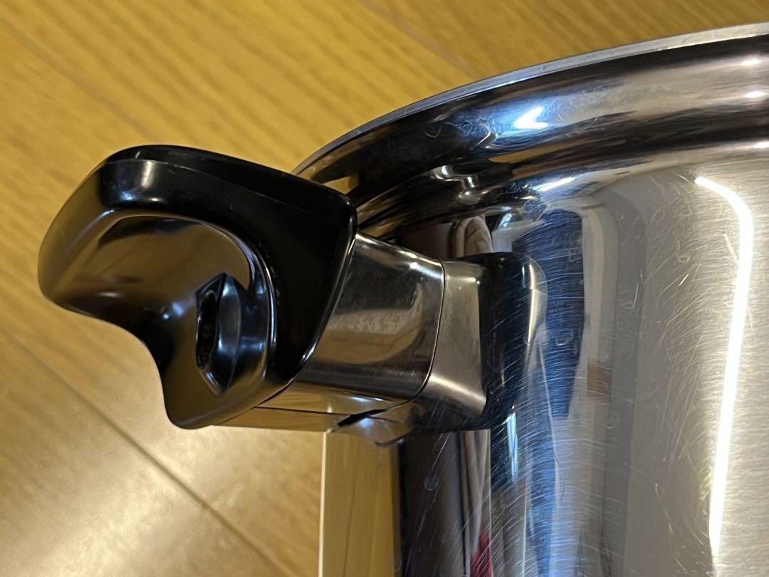 【美品】ビタクラフトセブン 深型両手鍋5.5L no.7205 IH対応