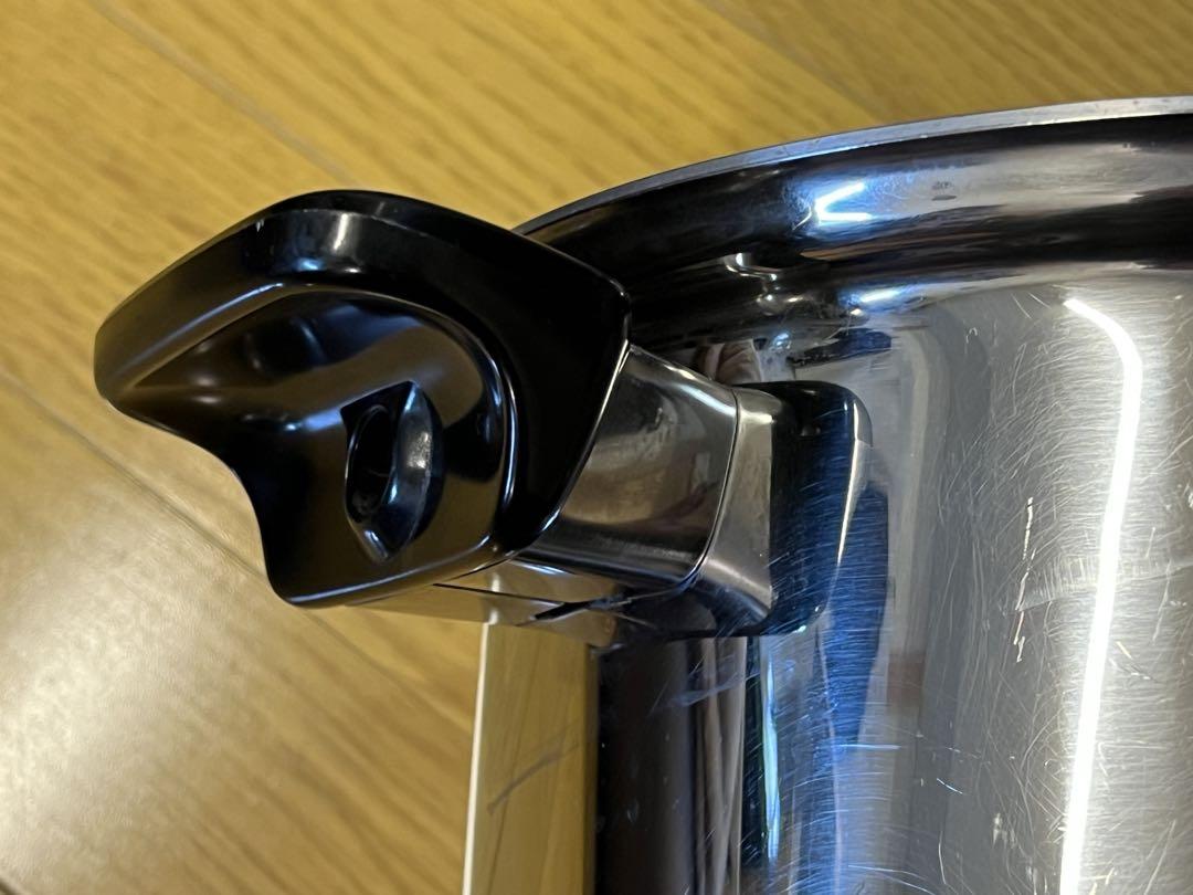 【美品】ビタクラフトセブン 深型両手鍋5.5L no.7205 IH対応