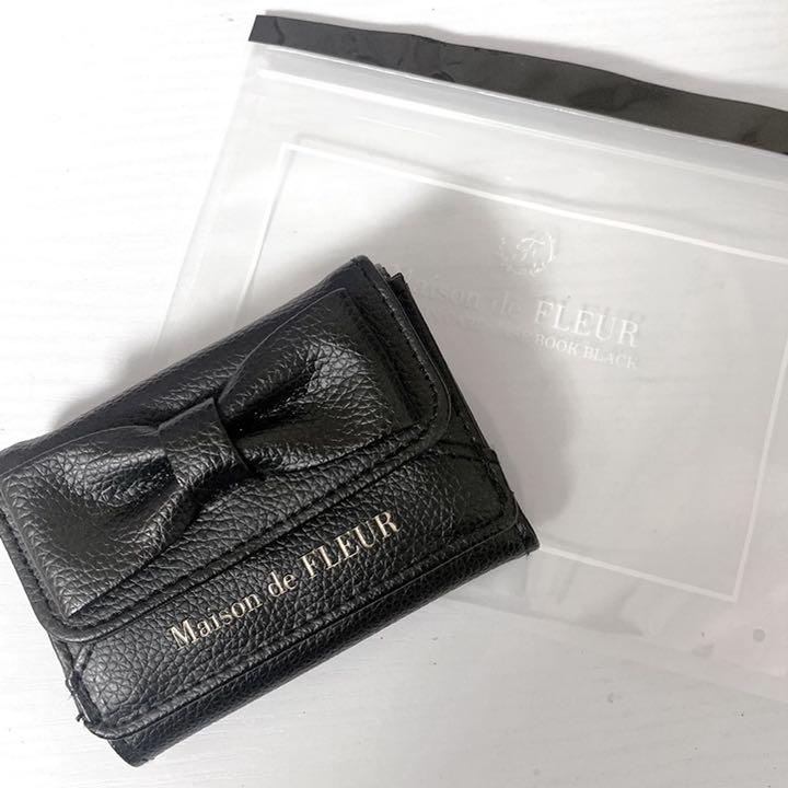 Maison de FLEUR リボンカードケース 財布