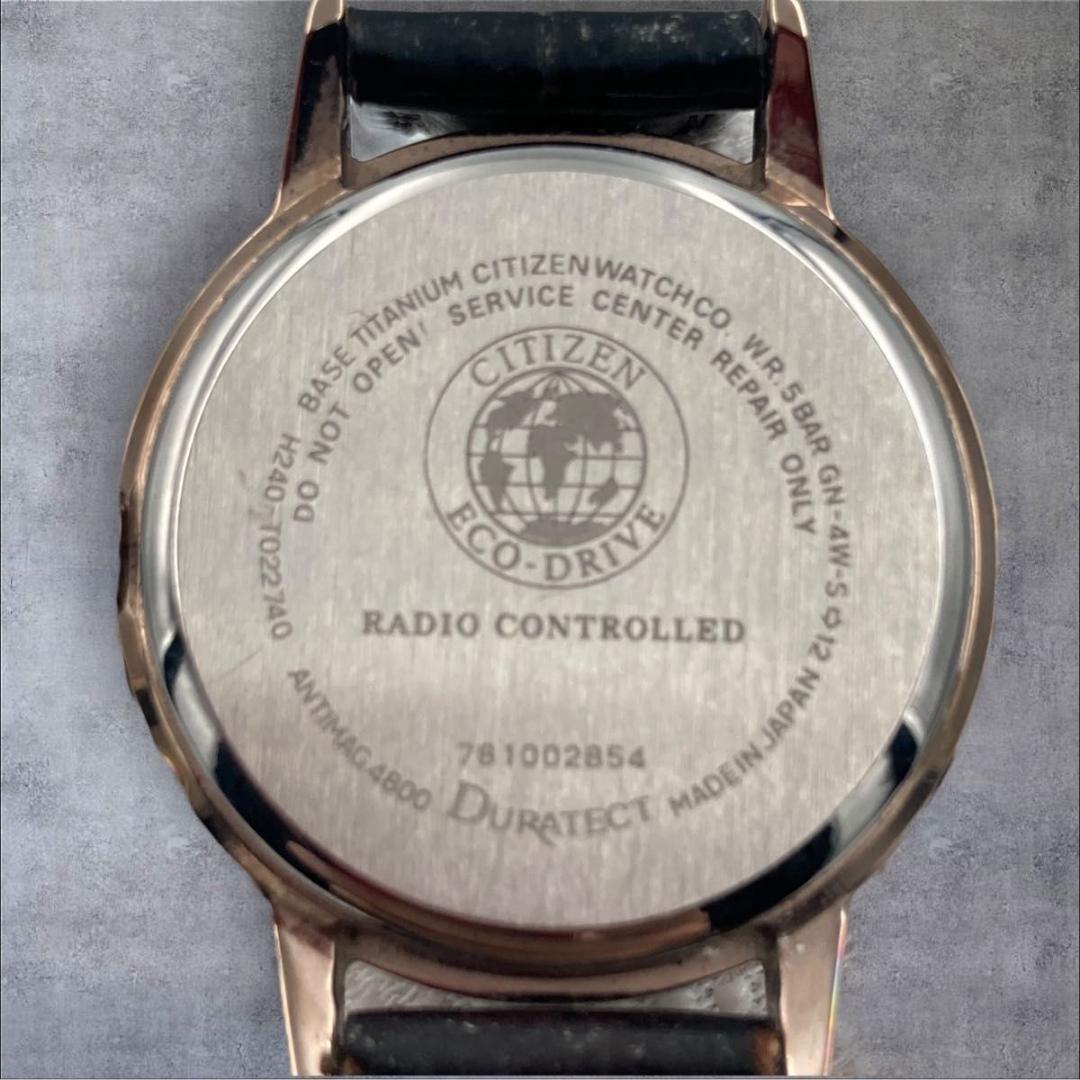 CITIZEN xC デイト ピンクゴールド ラウンド ソーラー レディース