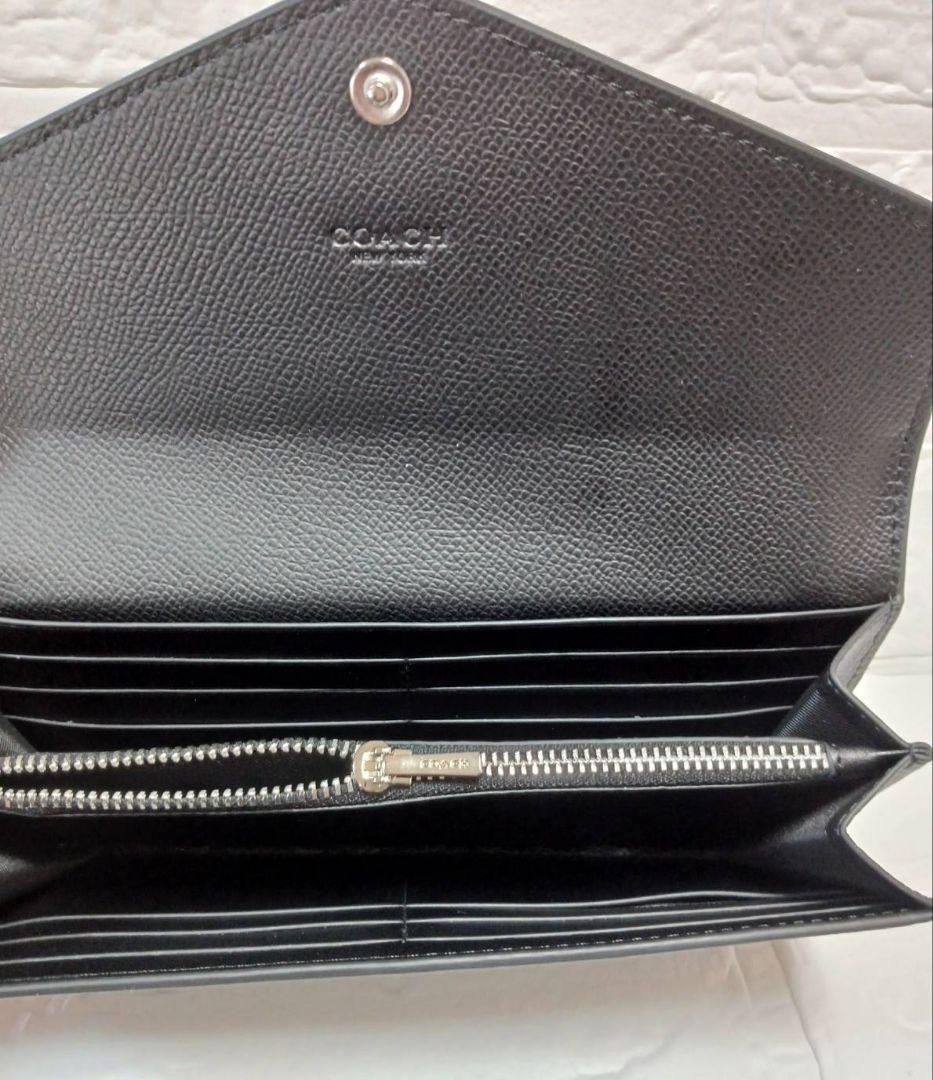 COACH 　 長財布 　エンベロープ　ブラック
