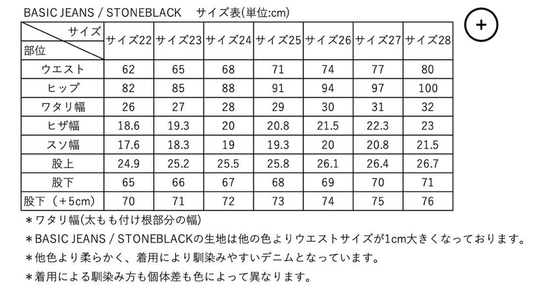 THE SHISHIKUI シシクイ　BASIC JEANS デニム　24