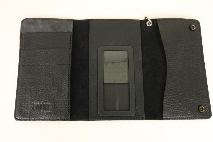 ㉒22AW【新品】☆CALEE:スタッズ レザー スマートフォン ウォレット 画像7