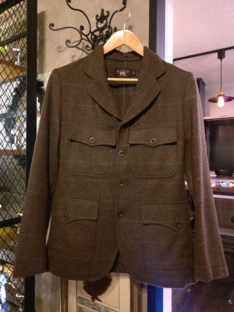 RRL ブラウン テーラードジャケット　スポーツコート　ラルフローレン　S
