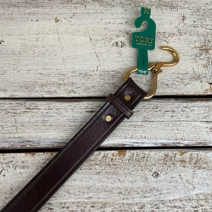得価本物保証 特別価額 トリーレザー フック ベルト W30 r2cFI-m46813212596 新品 TORY LEATHER 大得価豊富な