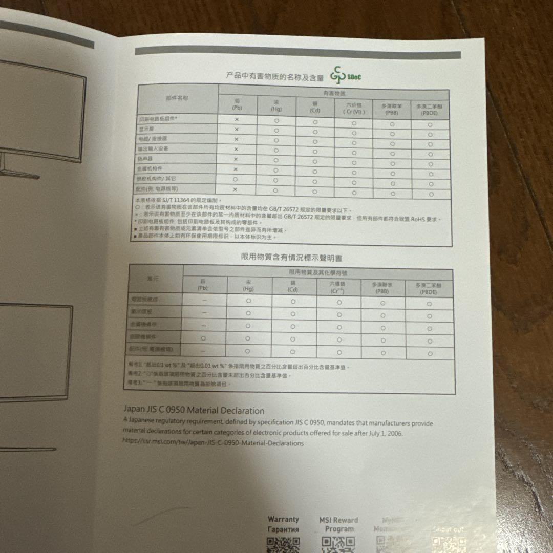 MSI MAG 27C6F 27インチ曲面モニター