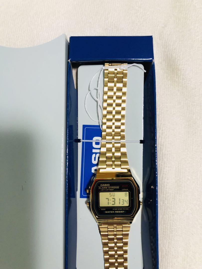 【最終限界価格】CASIO ゴールド デジタル腕時計 新品 日本製 正規品
