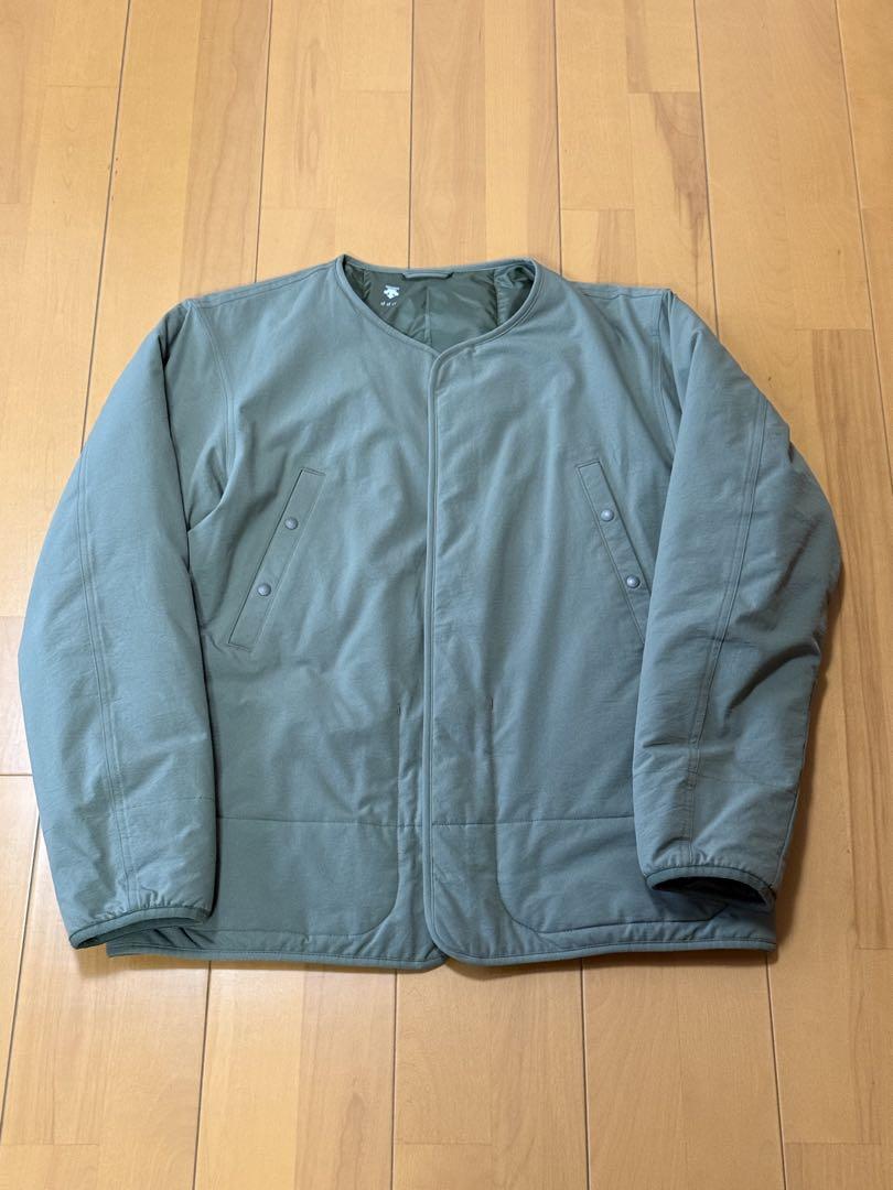 DESCENTE ddd ライトパフカーディガンジャケット