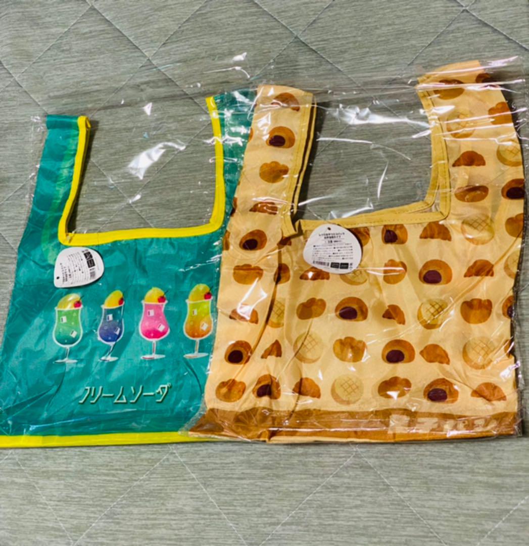 レトロおやつエコバッグ お弁当袋タイプ クリームソーダ 菓子パン - メルカリ レトロおやつエコバッグ お弁当袋タイプ クリームソーダ 菓子パン - メルカリ