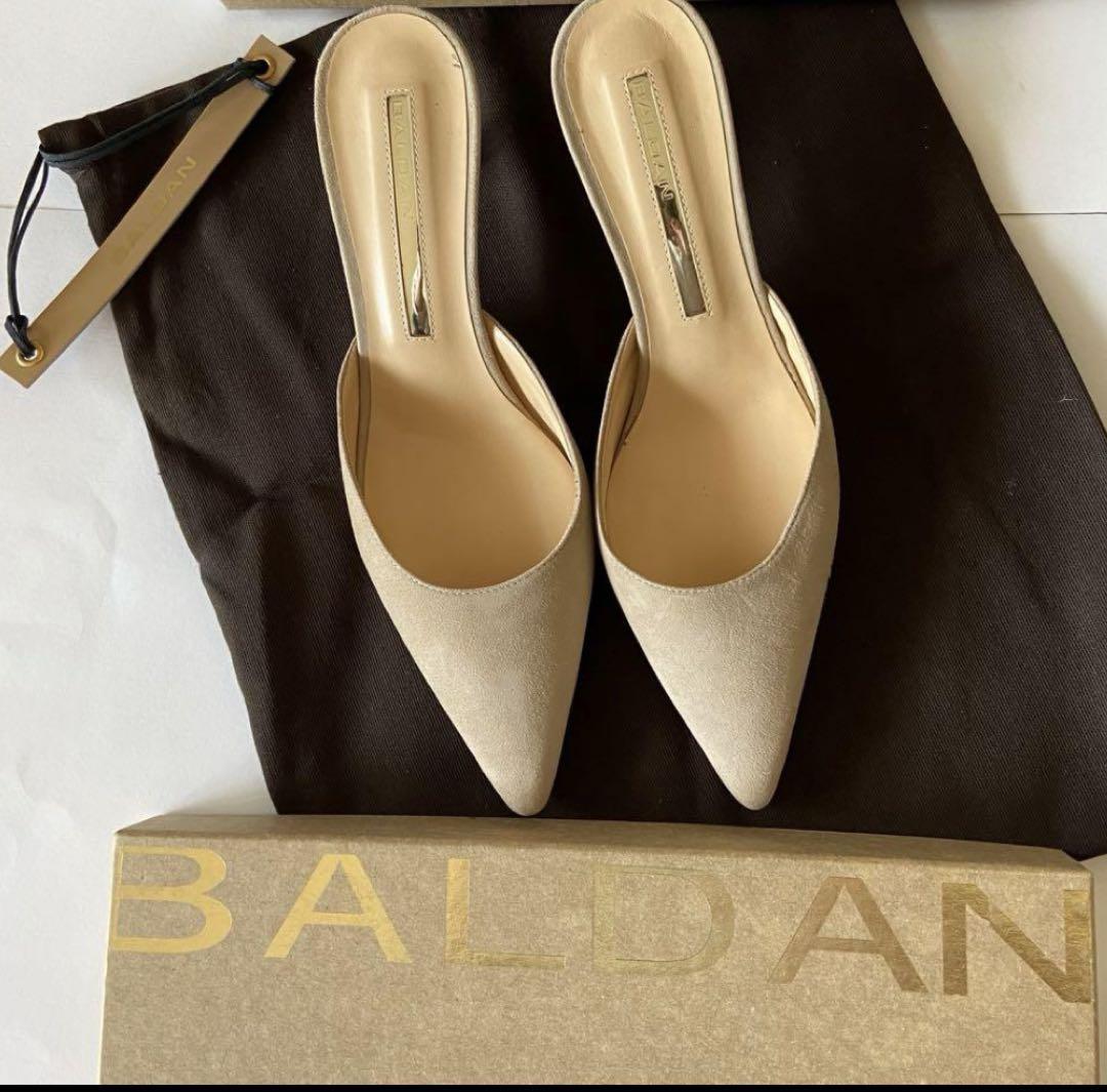 BALDAN ヌーディーミュール　美品 BALDAN ヌーディーミュール美品