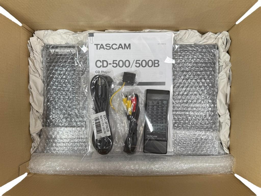 優良動作品 TASCAM CDプレーヤー 業務用1U CD-500B