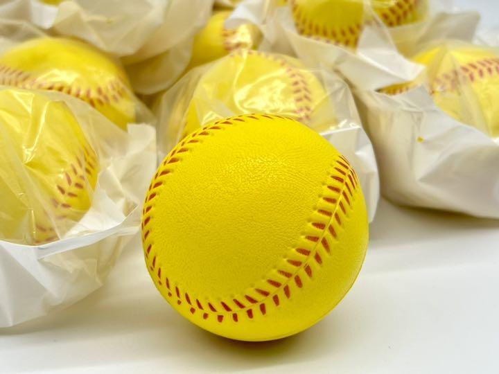ウレタンボール『20球』 野球 練習用 リハビリ等に イエロー ソフトボール