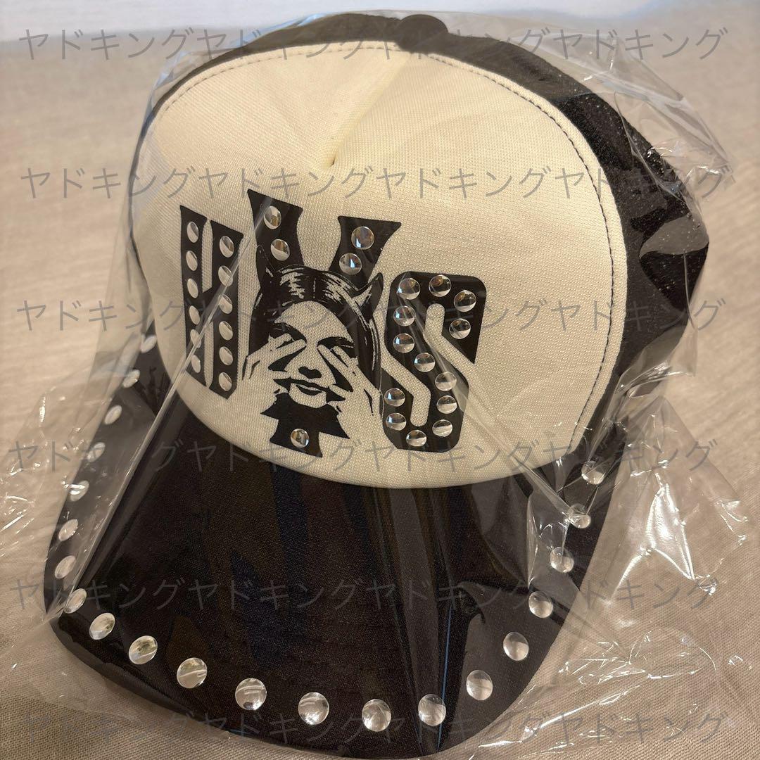 ヒステリックグラマー SEE NO EVIL スタッズメッシュキャップ