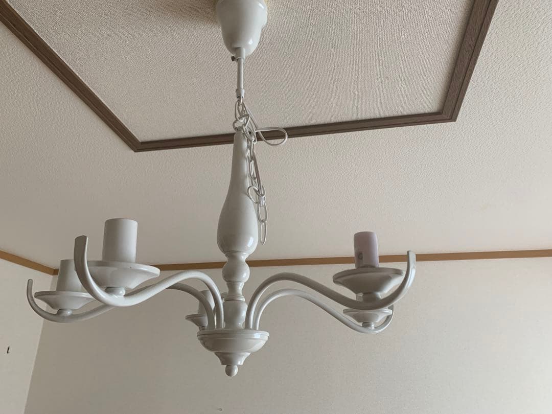 最も優遇の Francfranc フランフラン シャンデリア ホワイト 白 動作OK