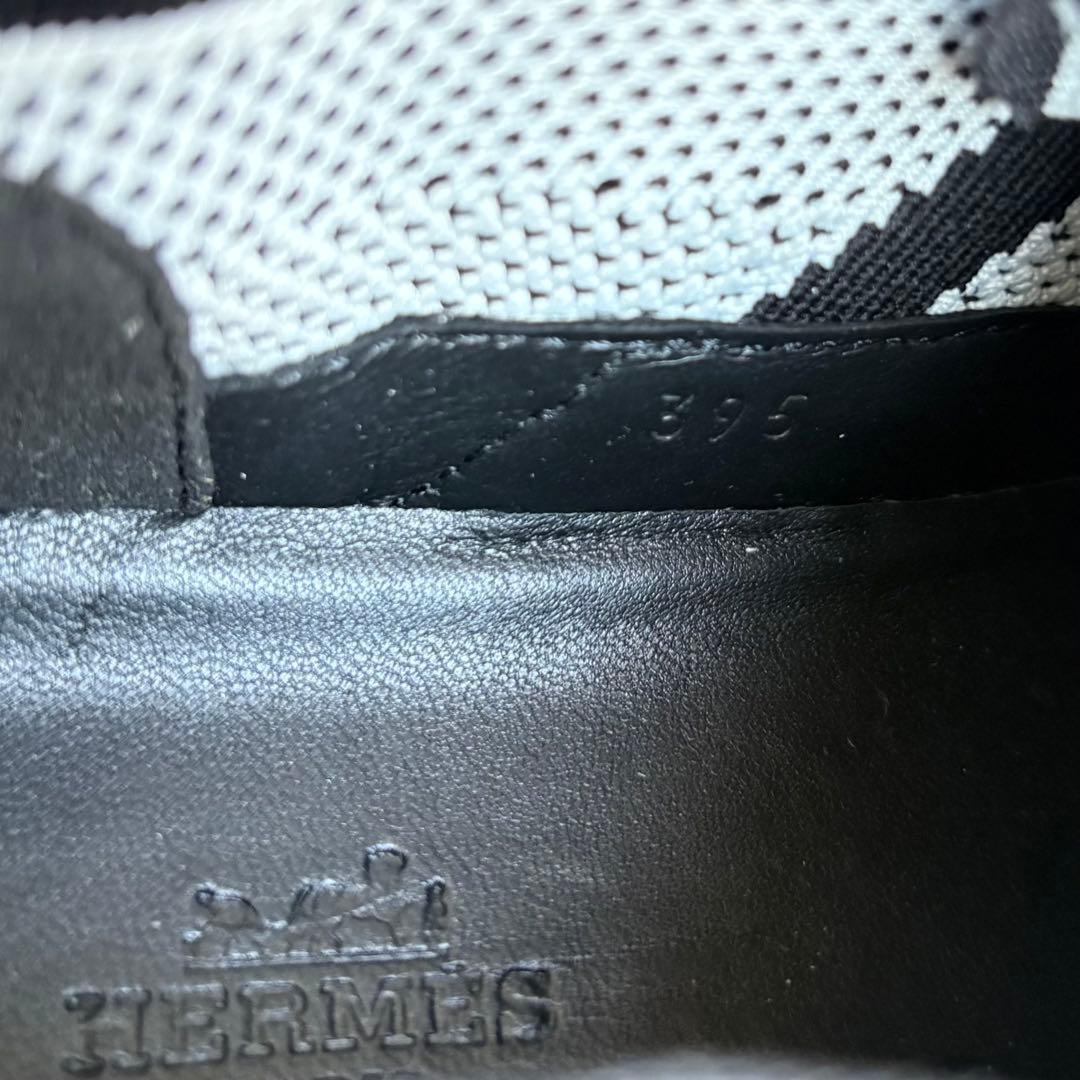 未使用 HERMES ディープ スニーカー 39.5 ブラック 未使用 HERMES ディープ スニーカー 39.5 ブラック