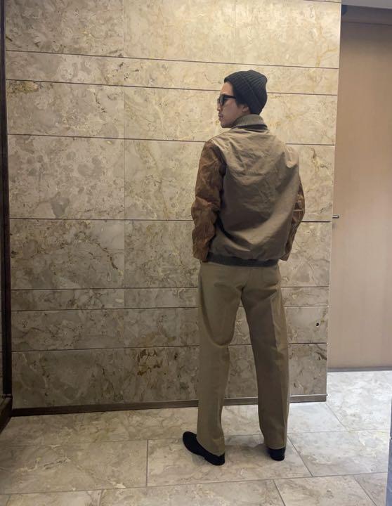 定番新作 GUCCI ナイロン 牛革 正規品 Lbjyx-m46829566917 グッチ ブルゾンジャケット 革ジャン 100%新品