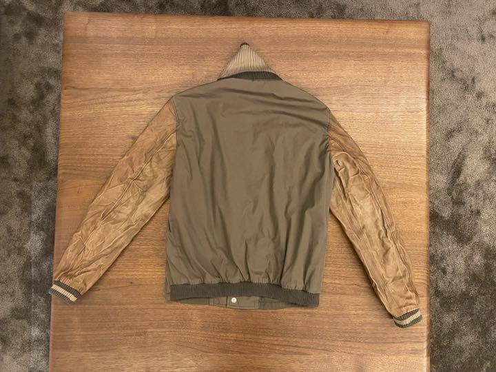 定番新作 GUCCI ナイロン 牛革 正規品 Lbjyx-m46829566917 グッチ ブルゾンジャケット 革ジャン 100%新品