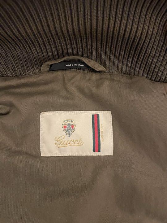 定番新作 GUCCI ナイロン 牛革 正規品 Lbjyx-m46829566917 グッチ ブルゾンジャケット 革ジャン 100%新品
