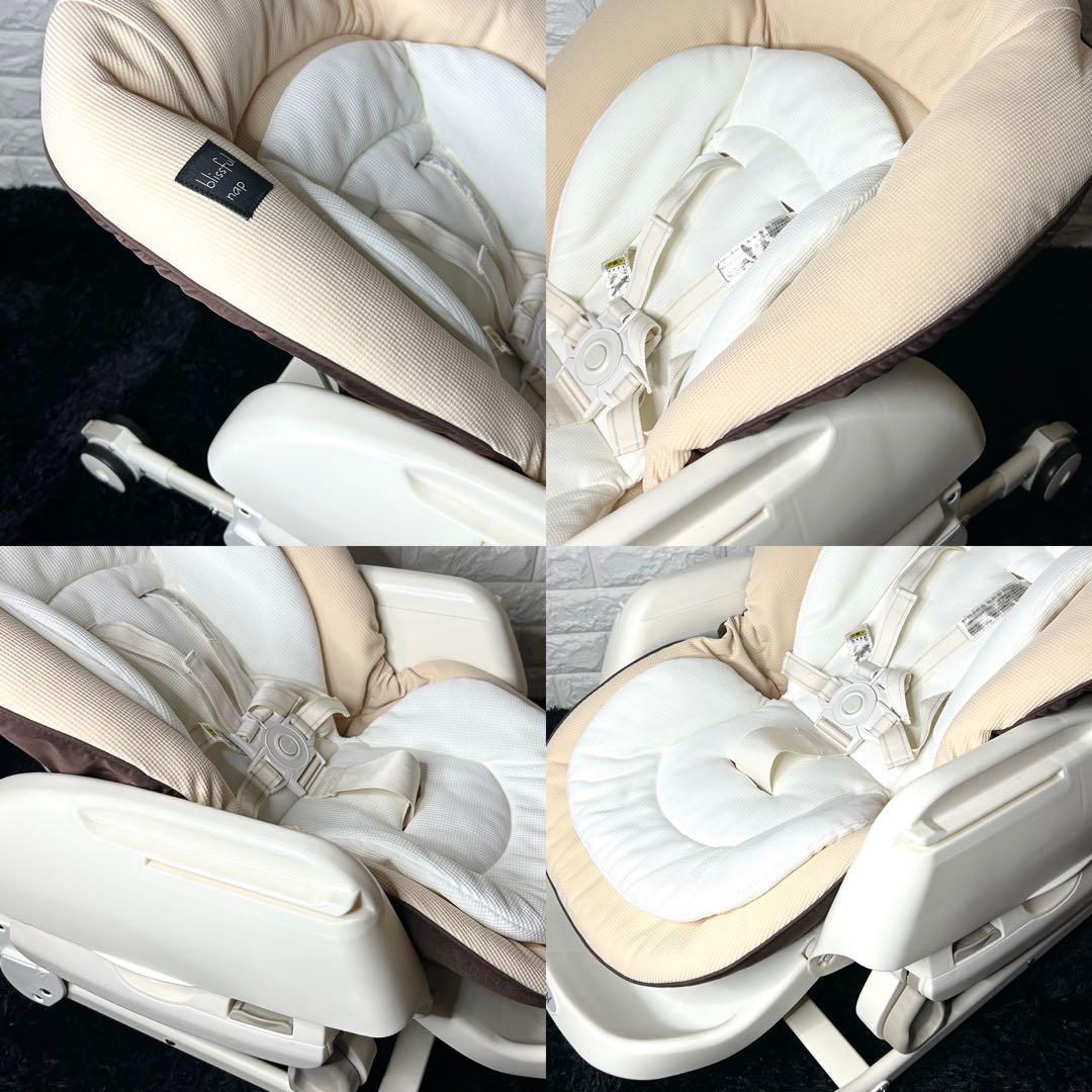 極美品☆コンビ ネムリラ おやすみ&チェア テーブル付 手動 西松屋限定モデル