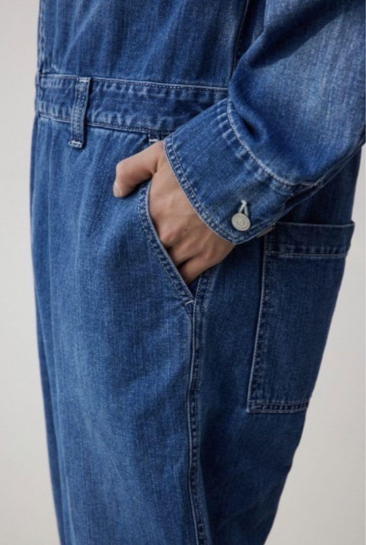 新品 AZUL by moussy アズール マウジー デニムオールインワン F