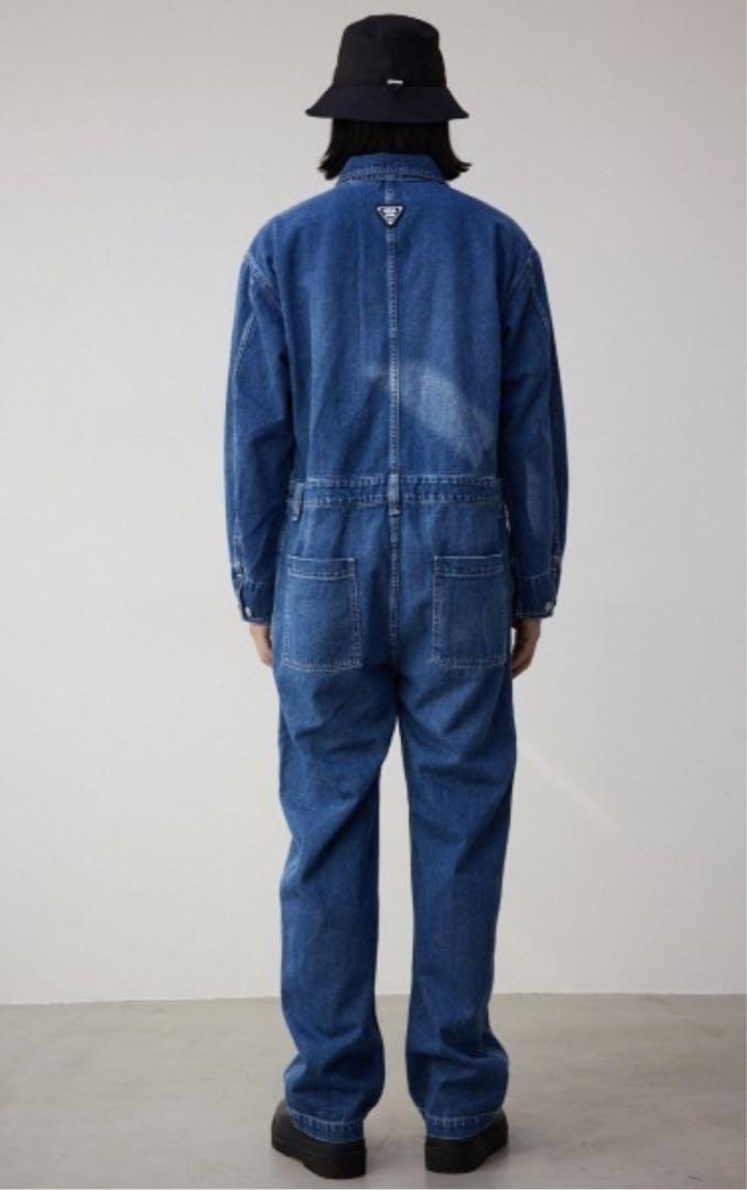 新品 AZUL by moussy アズール マウジー デニムオールインワン F