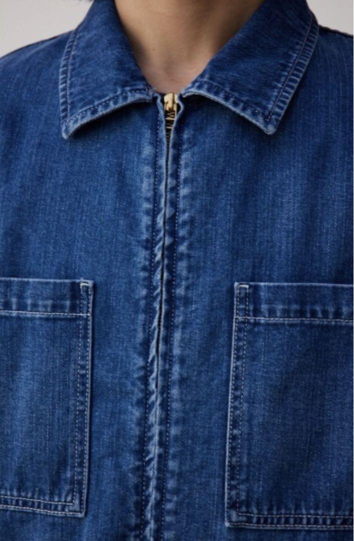 新品 AZUL by moussy アズール マウジー デニムオールインワン F