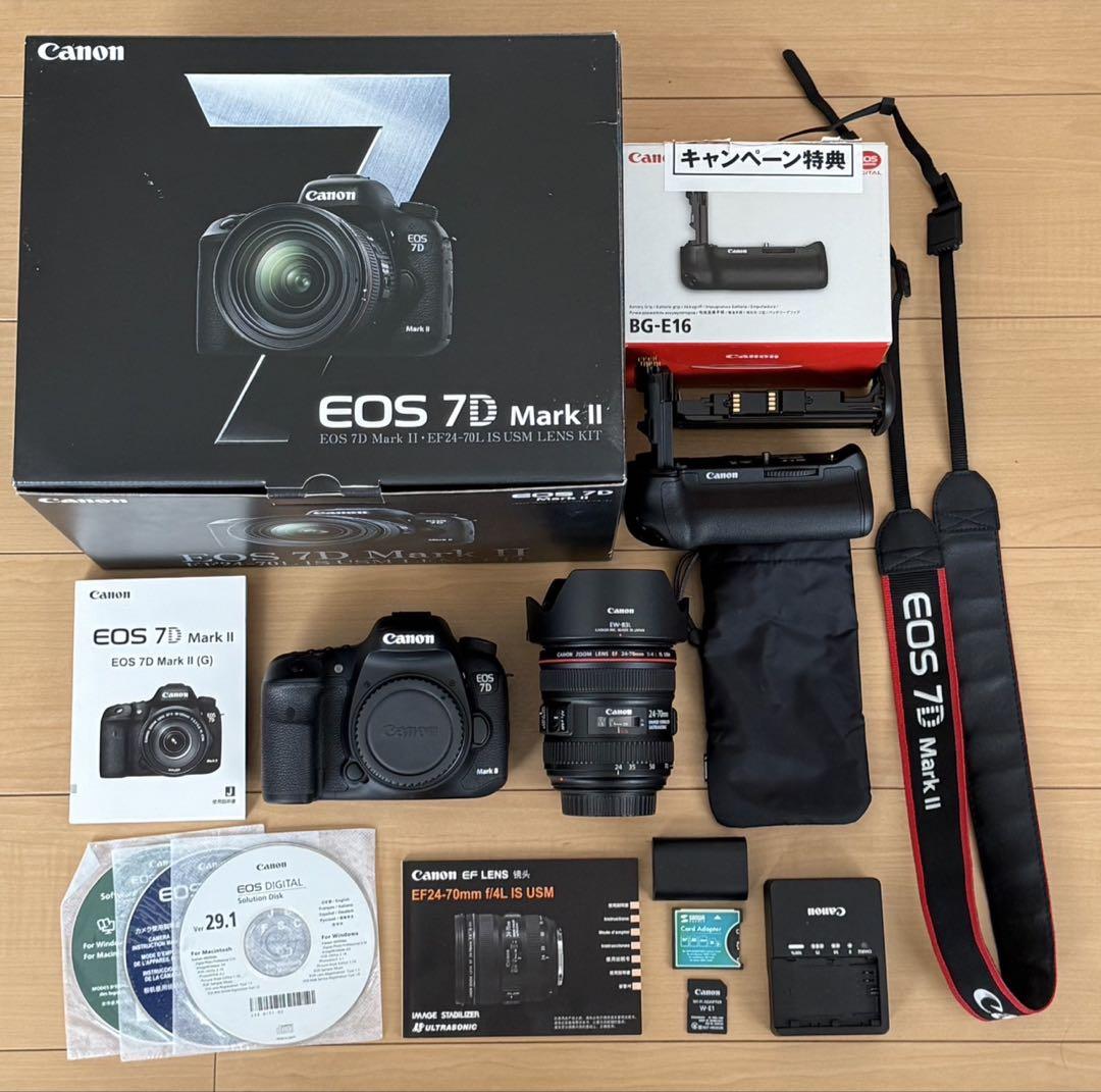 Canon EOS 7D 2レンズセット キヤノン Canon EOS 7D Mark II 超望遠トリプルレンズセット SD