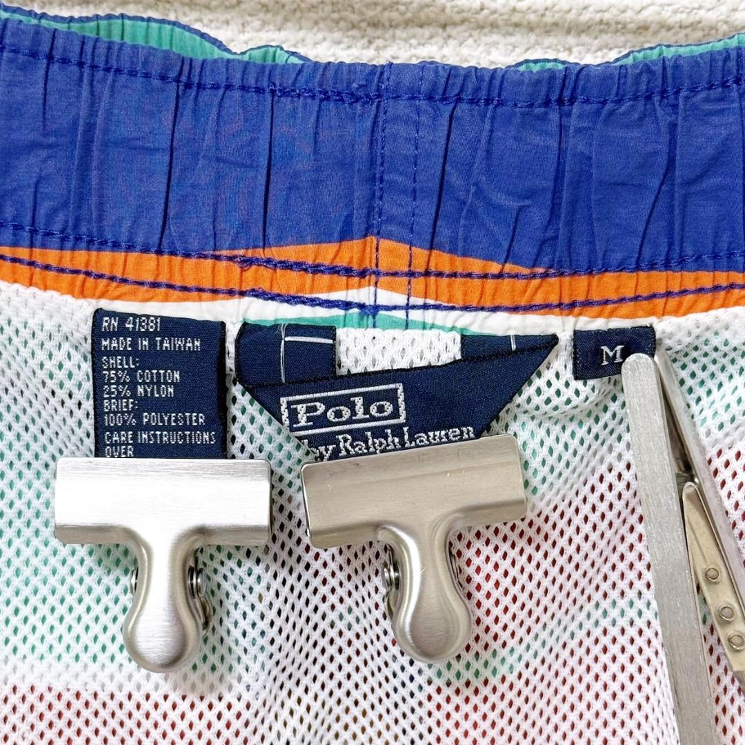 2000s Polo by Ralph Lauren ボーダースイムショーツ M 2000s Polo by Ralph Lauren ボーダースイムショーツ M - メルカリ