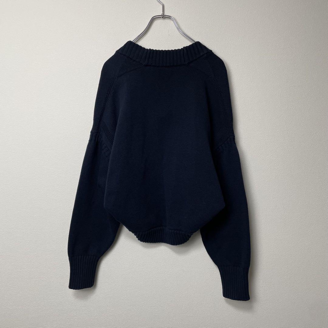 美品】HYKE C/N GANSEY SWEATER BOLERO 21ss