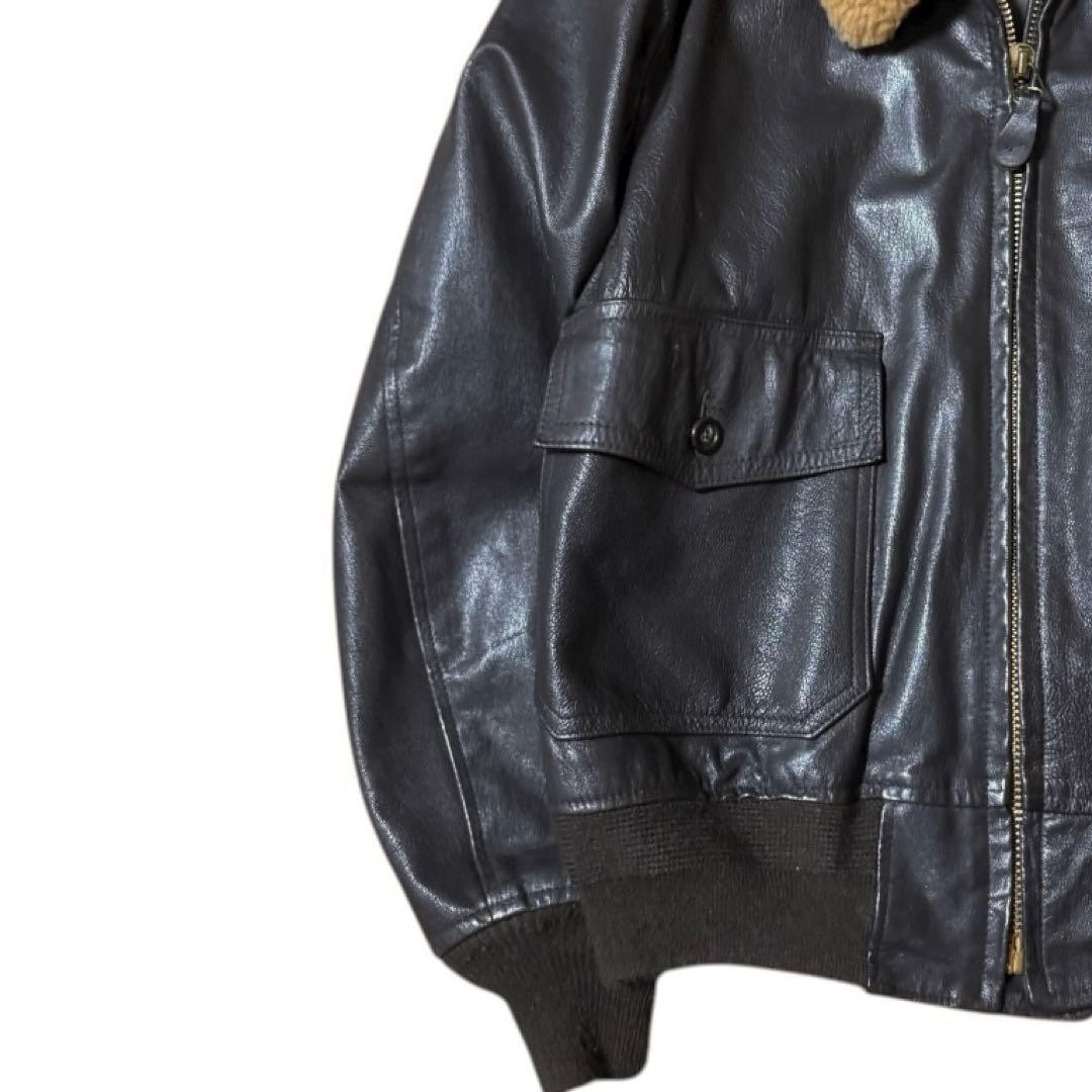 INSIGNIA LEATHER 米国製 G-1 山羊革フライトジャケット 42 INSIGNIA LEATHER 米国製 G-1 山羊革フライトジャケット 42