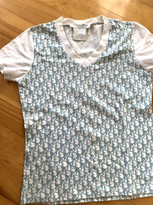 51%割引 ギフト dior トロッター Tシャツ Tシャツ/カットソー(半袖/袖 正規販売 ロゴTシャツ ホワイト×ネイビー DIOR Tシャツ/カットソー(半袖/袖なし)