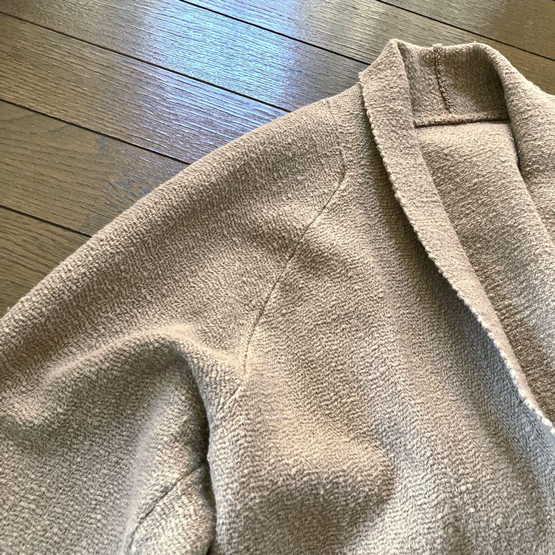 美品★MITTAN★ガラ紡ジャケット　草木染  胡桃