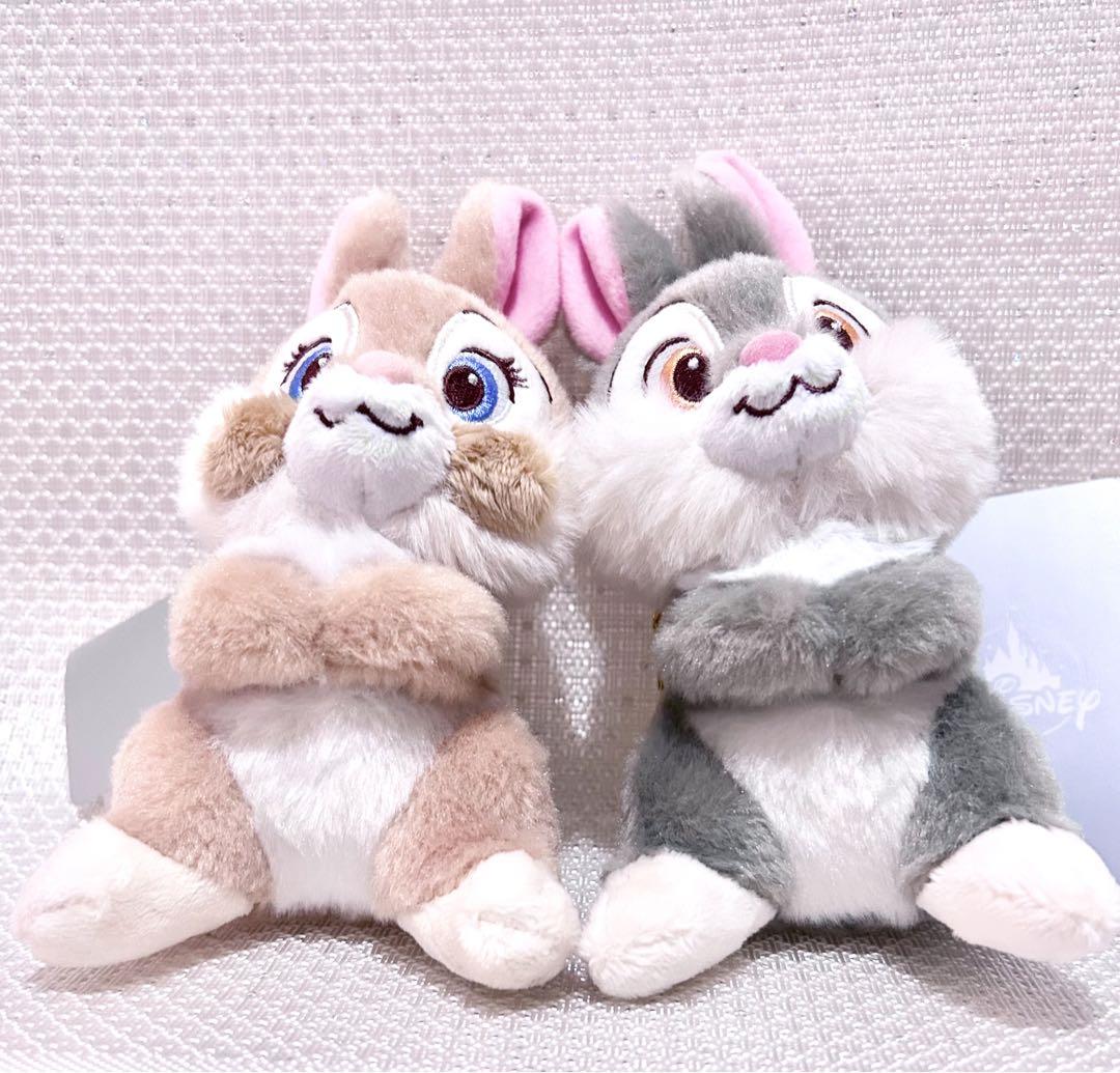 新品　Disney とんすけ　ミスバニー　ぬいぐるみキーホルダー