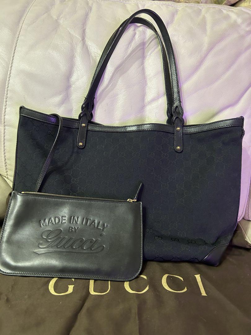 GUCCI トートバッグGG柄キャンパストート　A4収納可能