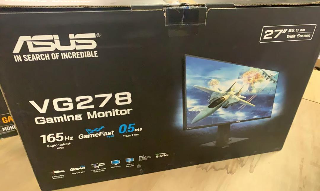 ★Asus VG278QR-R 27型 フルHDゲーミングディスプレイ