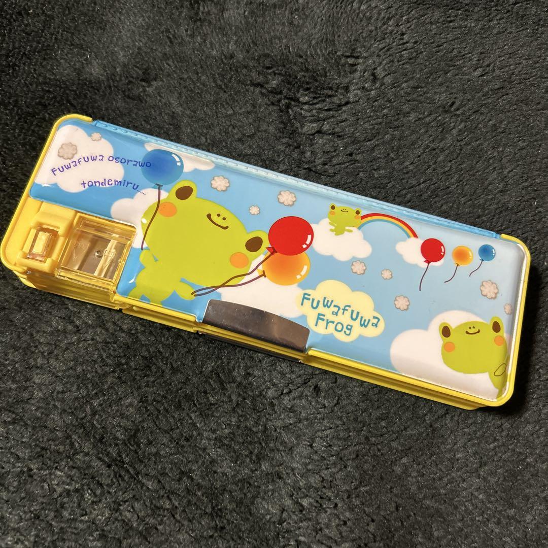 平成レトロ☆かわいい筆箱 huwahuwa frog